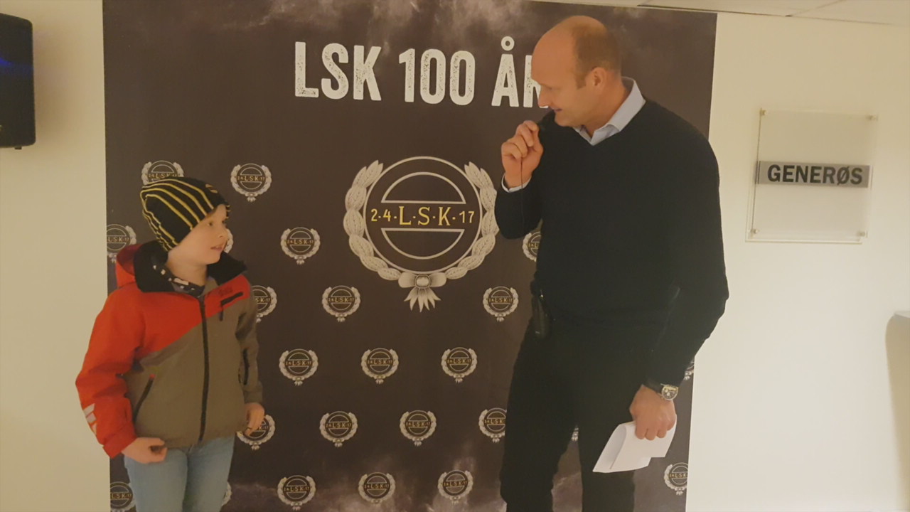 Auden (8) vant drømmedag med spillerne